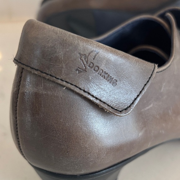 Women's Gray Leather Dorking by Fluchos Heeled Boots - Picture 4 of 11